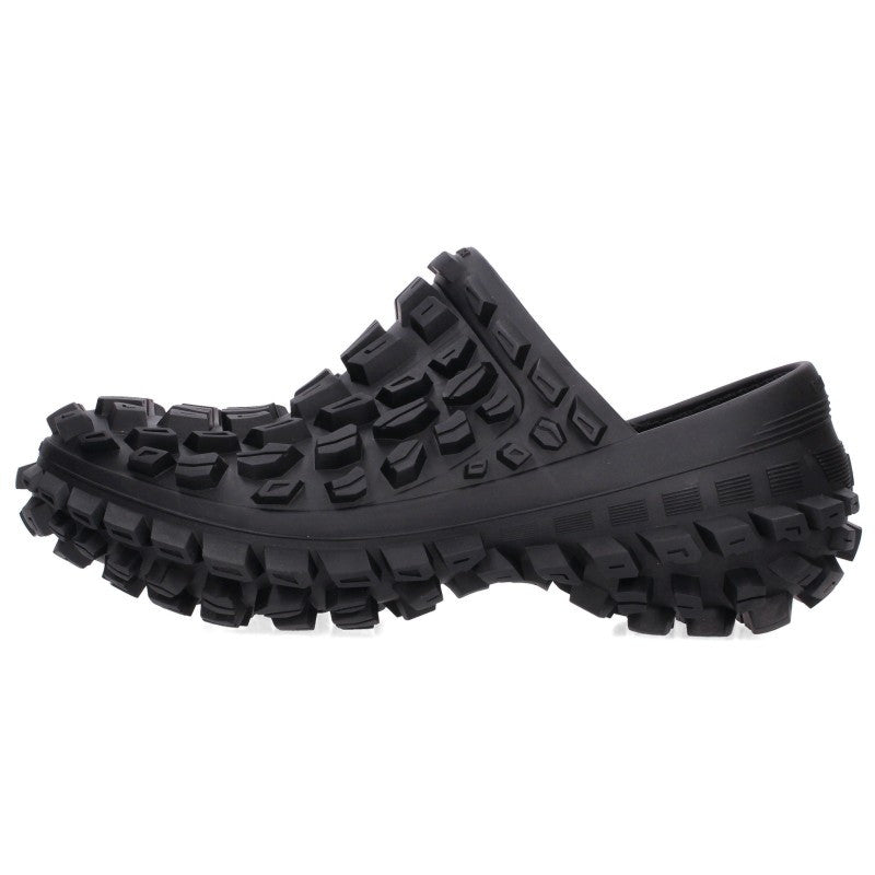 BALENCIAGA 735252 Bouncer Clog Sandals Black Size EU 44