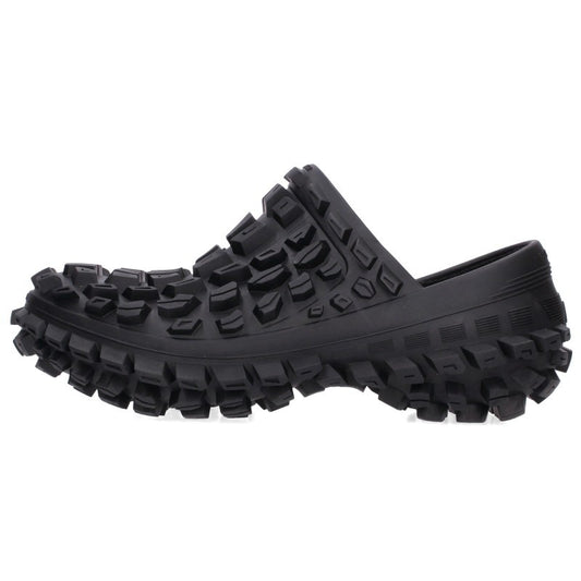BALENCIAGA 735252 Bouncer Clog Sandals Black Size EU 44