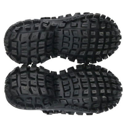BALENCIAGA 735252 Bouncer Clog Sandals Black Size EU 44