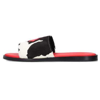 Chrome Hearts CH SLIDE LEATHER Calf Sandals Multi Size EU 41