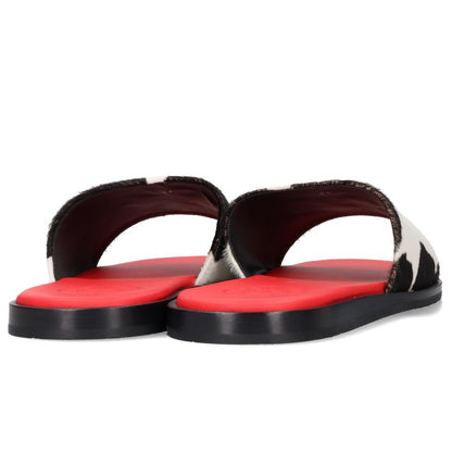 Chrome Hearts CH SLIDE LEATHER Calf Sandals Multi Size EU 41