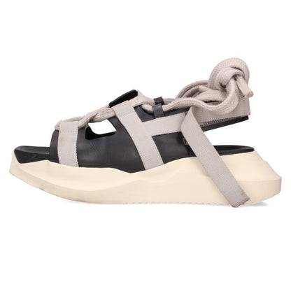 Rick Owens GETH SANDAL Black White Size EU 40