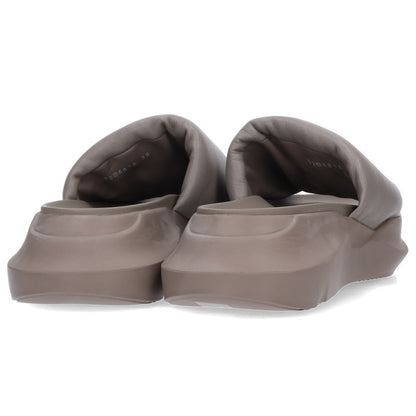 Rick Owens Geth Puffer Slide Sandals Brown Size EU 39