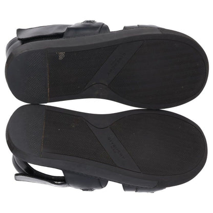 GIVENCHY Chain Embellished Sandals Black Size 10