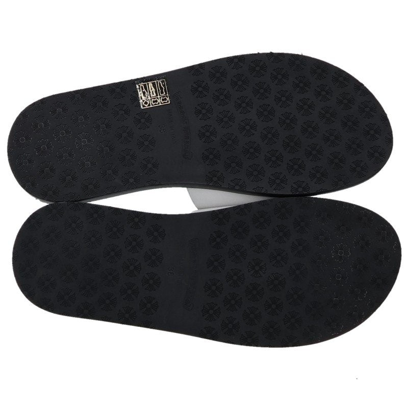Chrome Hearts CH SLIDE CH Plus Sandals White Size EU 38