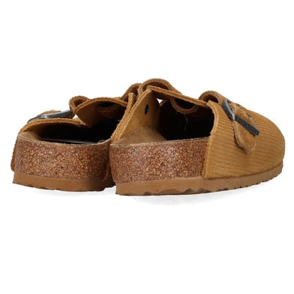 BIRKENSTOCK Boston Corduroy Suede Sandals Beige Size 26.5cm