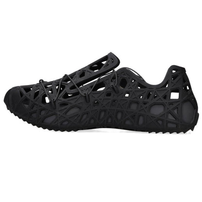 DIOR Black Warp Cannage Rubber Sandals Size EU 44