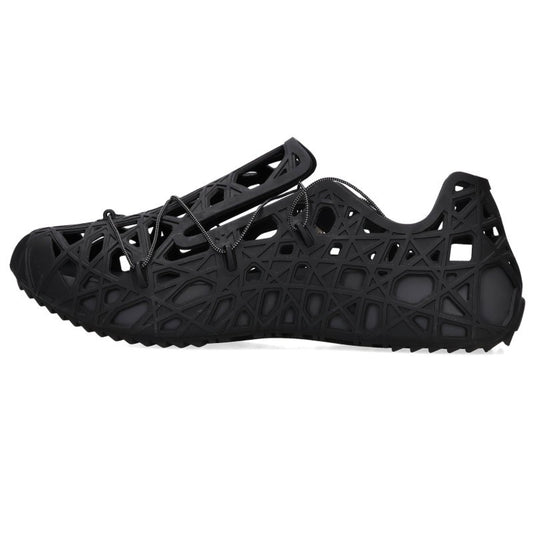 DIOR Black Warp Cannage Rubber Sandals Size EU 44