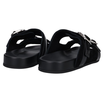 DIOR FW26 Black Aqua Leather Sandals Size EU 42