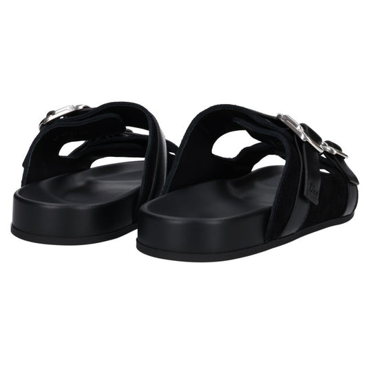 DIOR FW26 Black Aqua Leather Sandals Size EU 42