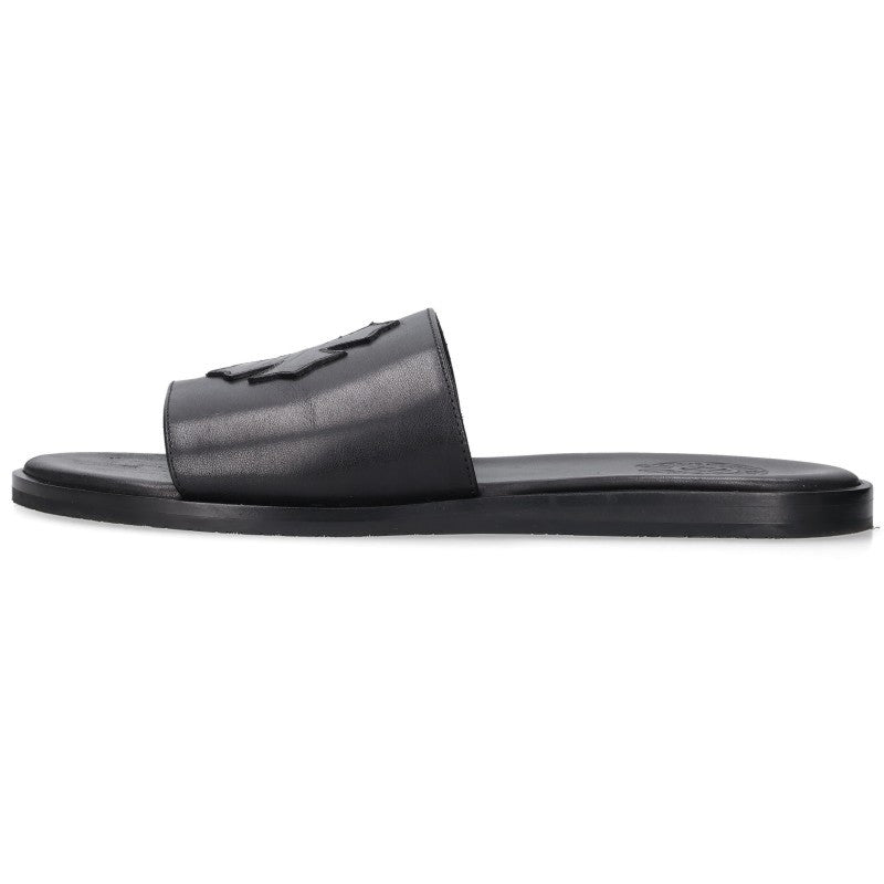 Chrome Hearts CH SLIDE CH Plus Leather Sandals Size EU 42