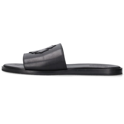 Chrome Hearts CH SLIDE CH Plus Leather Sandals Size EU 42