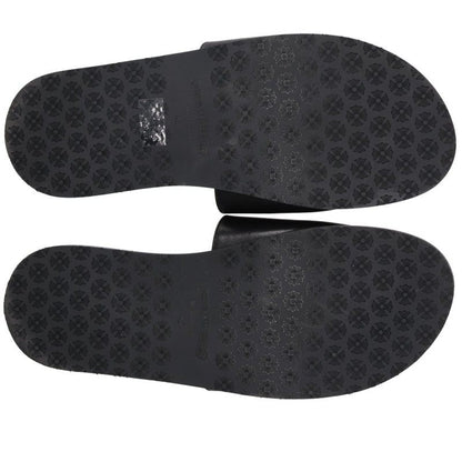 Chrome Hearts CH SLIDE CH Plus Leather Sandals Size EU 42