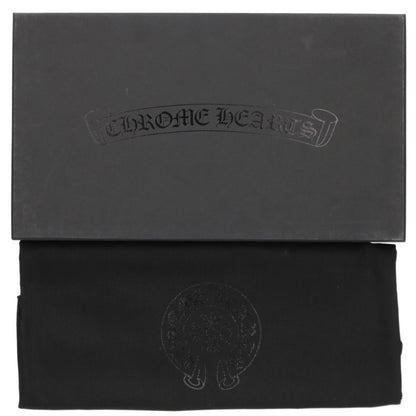 Chrome Hearts Corduroy Cross Patch Sandals Black Size EU 42