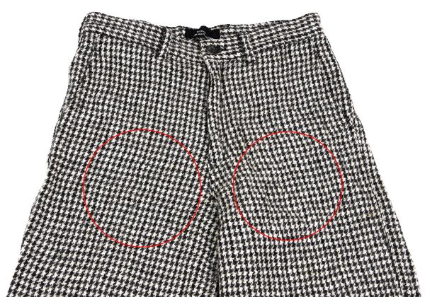 tricot COMME des GARCONS Wrinkle Houndstooth Pants Size S