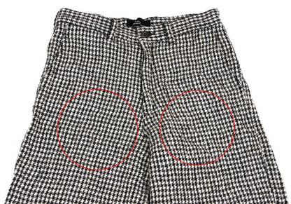 tricot COMME des GARCONS Wrinkle Houndstooth Pants Size S