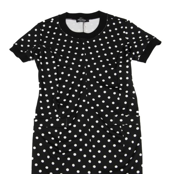 JUNYA WATANABE COMME des GARCONS Dot Black Off-White Blouse Size M