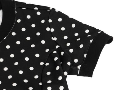 JUNYA WATANABE COMME des GARCONS Dot Black Off-White Blouse Size M