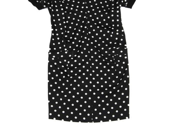 JUNYA WATANABE COMME des GARCONS Dot Black Off-White Blouse Size M
