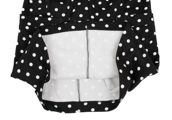 JUNYA WATANABE COMME des GARCONS Dot Black Off-White Blouse Size M