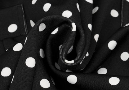 JUNYA WATANABE COMME des GARCONS Dot Black Off-White Blouse Size M