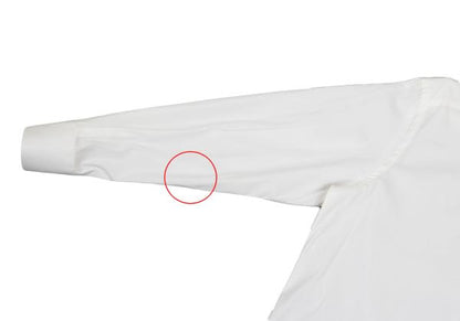 PRADA Cotton Stretch Regular Collar Shirt Off-White Size 37