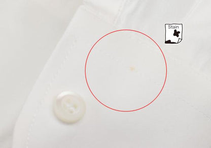 PRADA Cotton Stretch Regular Collar Shirt Off-White Size 37