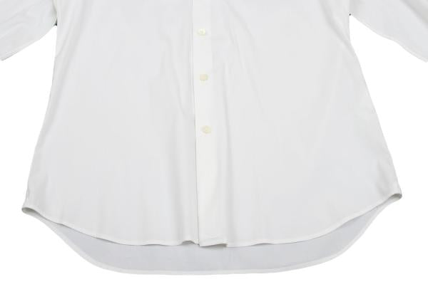 PRADA Cotton Stretch Regular Collar Shirt Off-White Size 37