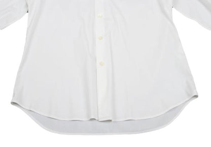 PRADA Cotton Stretch Regular Collar Shirt Off-White Size 37