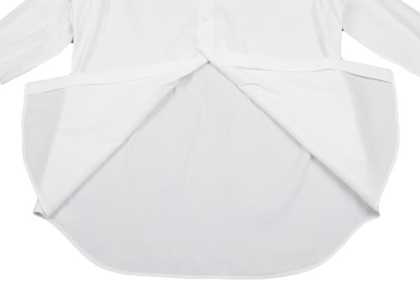 PRADA Cotton Stretch Regular Collar Shirt Off-White Size 37