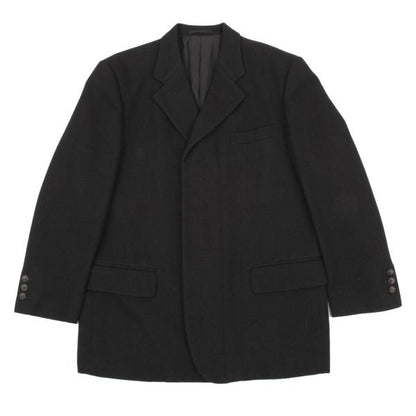 COMME des GARCONS HOMME Wool Fly-Front Blazer Black Size S