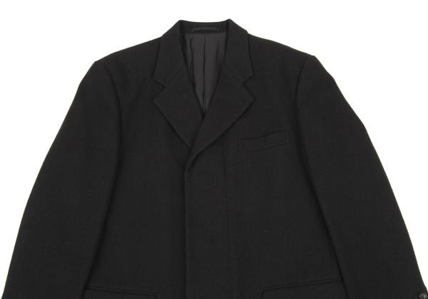 COMME des GARCONS HOMME Wool Fly-Front Blazer Black Size S