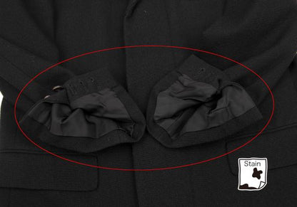 COMME des GARCONS HOMME Wool Fly-Front Blazer Black Size S