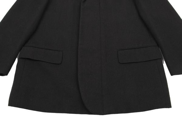 COMME des GARCONS HOMME Wool Fly-Front Blazer Black Size S