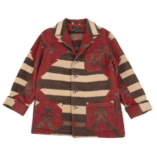 RALPH LAUREN COUNTRY Concho Navajo Jacket Red Size L