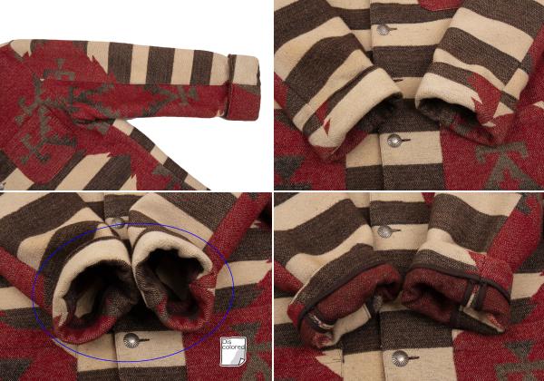 RALPH LAUREN COUNTRY Concho Navajo Jacket Red Size L