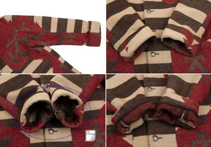 RALPH LAUREN COUNTRY Concho Navajo Jacket Red Size L