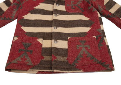 RALPH LAUREN COUNTRY Concho Navajo Jacket Red Size L
