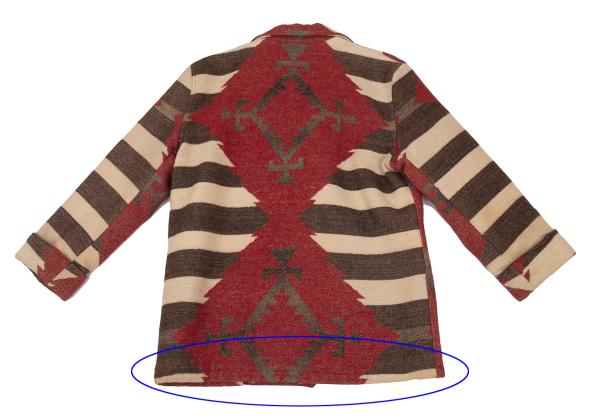 RALPH LAUREN COUNTRY Concho Navajo Jacket Red Size L