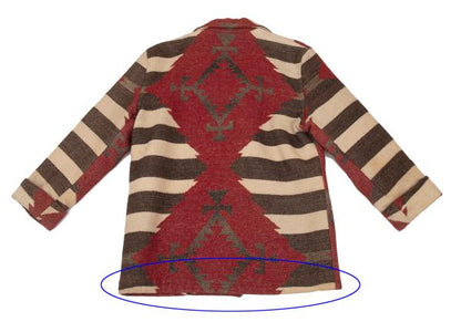 RALPH LAUREN COUNTRY Concho Navajo Jacket Red Size L