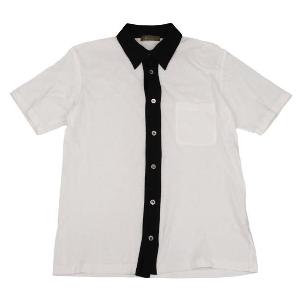 Y's for men Cotton Panel Design T-Shirt White Size 3