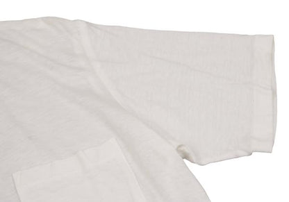 Y's for men Cotton Panel Design T-Shirt White Size 3