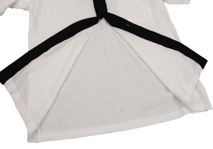 Y's for men Cotton Panel Design T-Shirt White Size 3