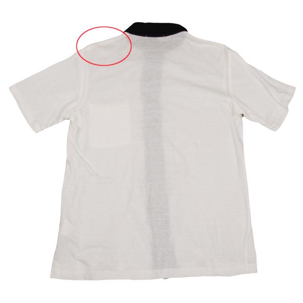 Y's for men Cotton Panel Design T-Shirt White Size 3