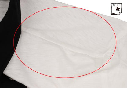 Y's for men Cotton Panel Design T-Shirt White Size 3