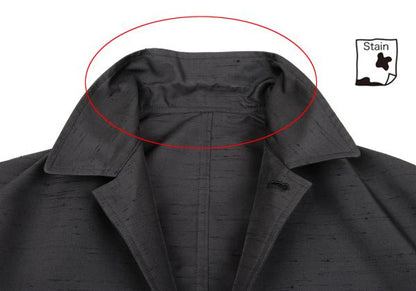 Y's for men Poly-Silk Nep Shirt Jacket Charcoal Size 2