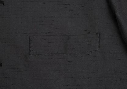 Y's for men Poly-Silk Nep Shirt Jacket Charcoal Size 2
