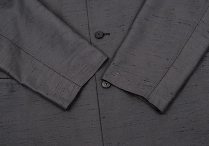 Y's for men Poly-Silk Nep Shirt Jacket Charcoal Size 2