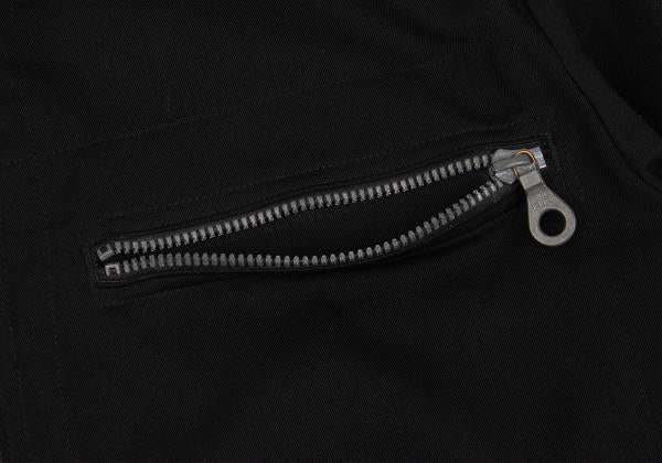 Y's for men Wool Gabardine Riri Zip Jacket Black Size 3