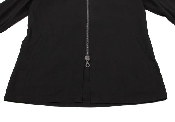 Y's for men Wool Gabardine Riri Zip Jacket Black Size 3